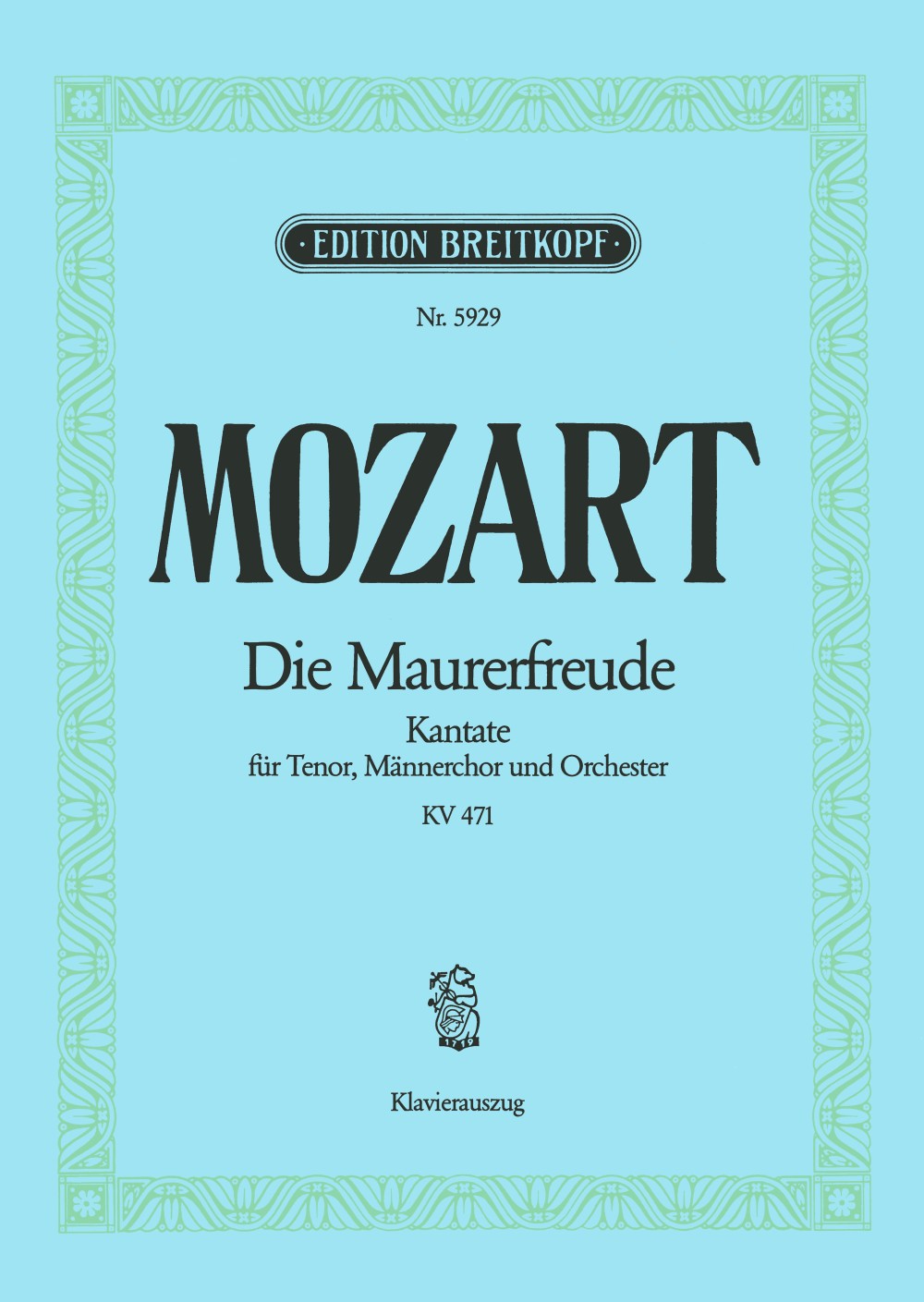Mozart, Maurerfreude KV 471 (Breitkopf)