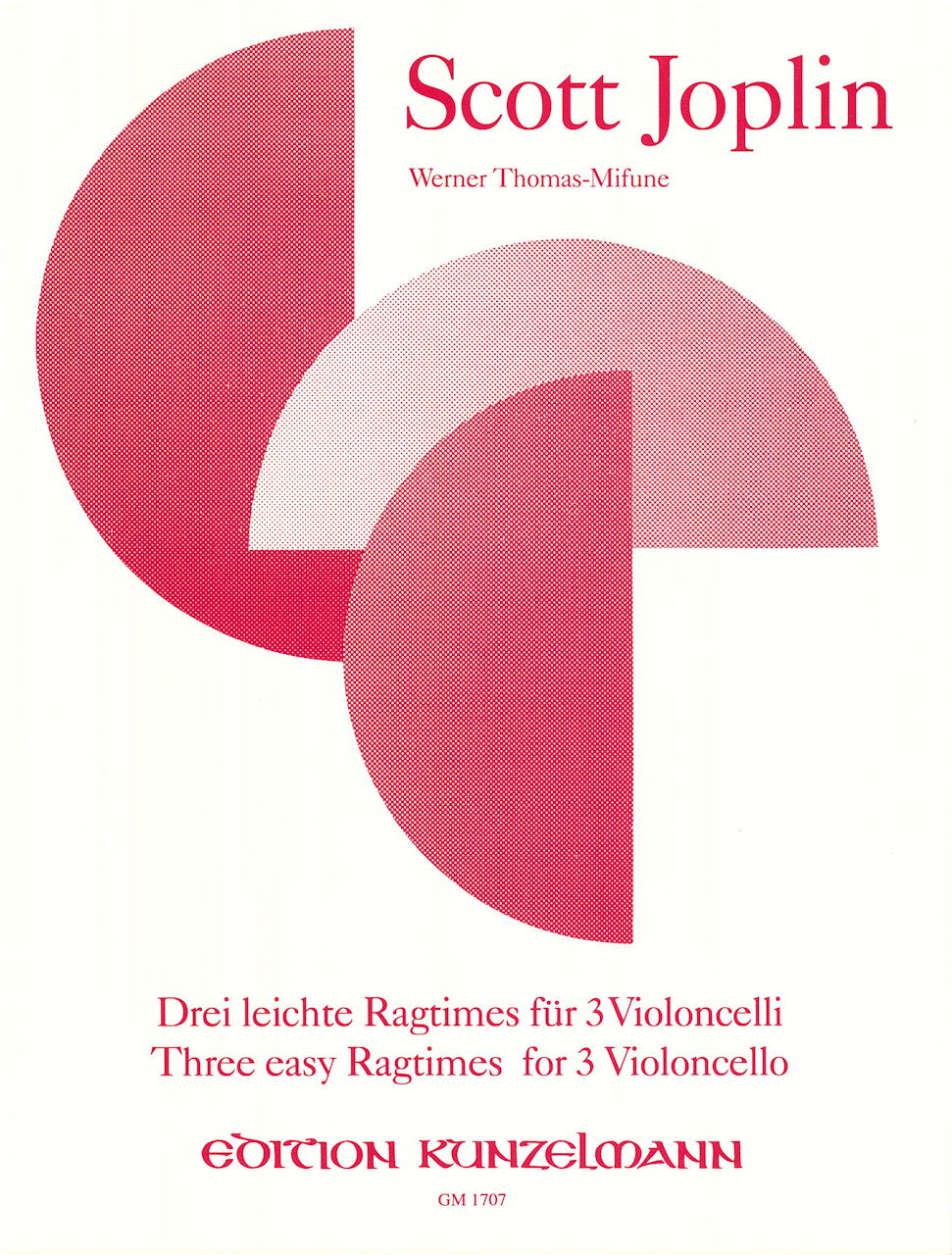 Joplin, 3 Leichte Ragtimes (3Vc) (Kunzelmann)