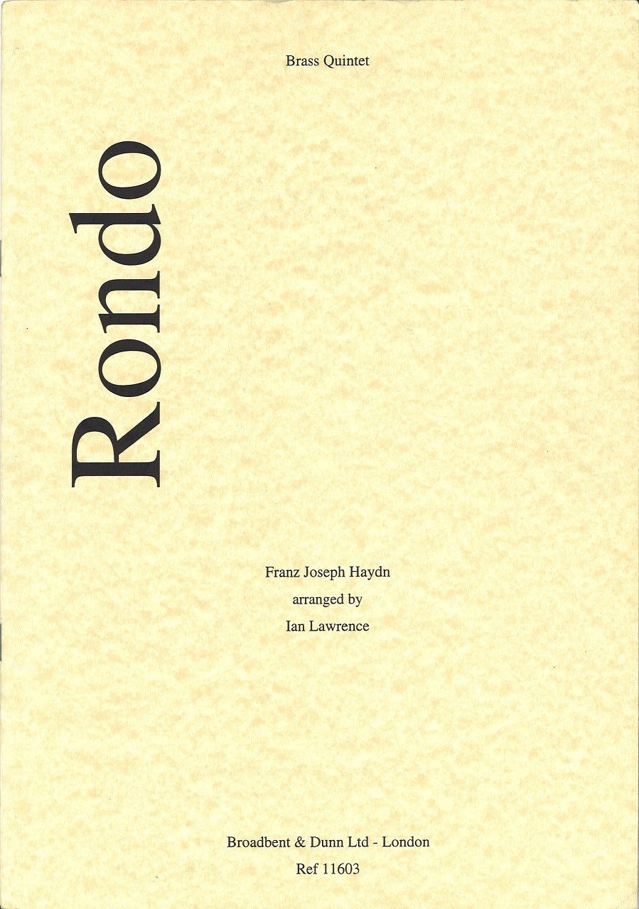 Haydn, Symphony No.99, Rondo (Quintet) (Broadbent & Dunn)