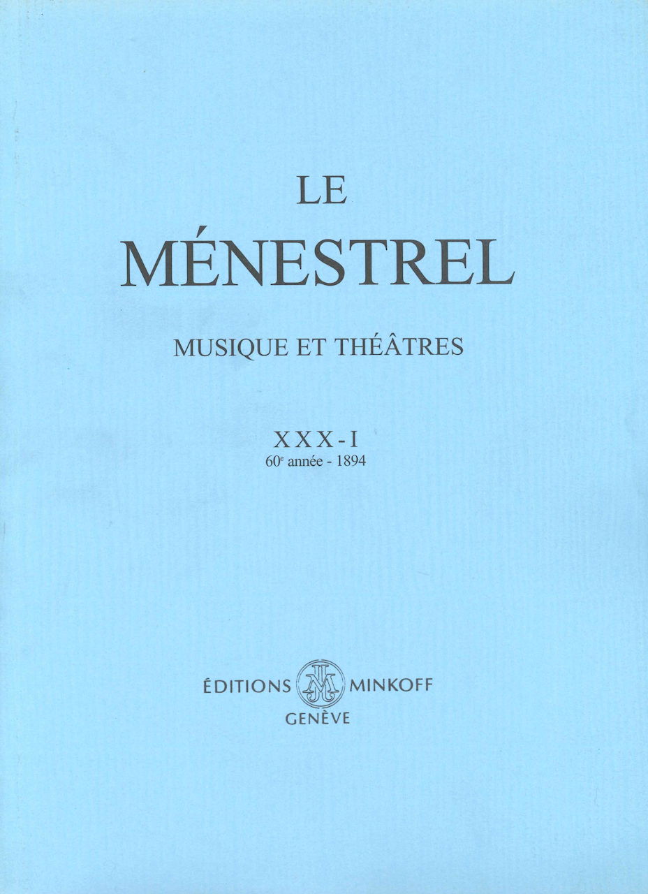 Menestrel 30-1: 60e annee - 1894 (Monkoff)