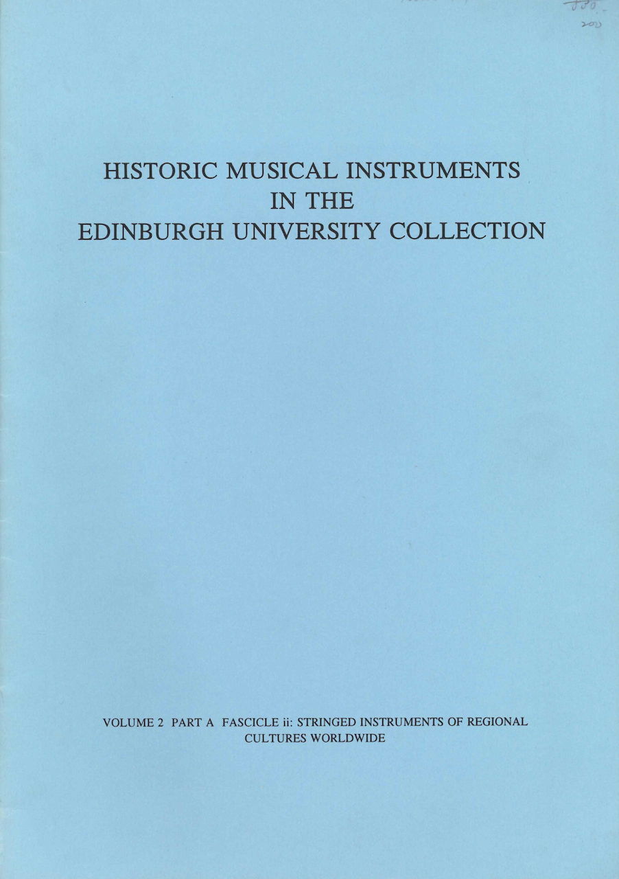 Historical Instruments Edinburgh 2A2 (Edinburgh University Collection of HMI)
