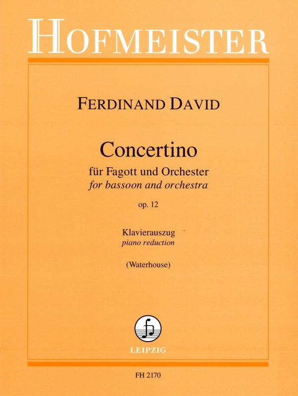 David, Concertino op. 12 (Waterhouse) (Hofmeister)