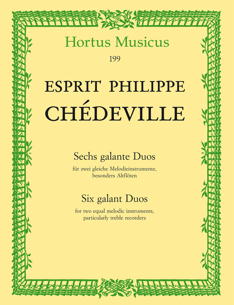 Chedeville, 6 Galant Duos (AA) (Barenreiter)