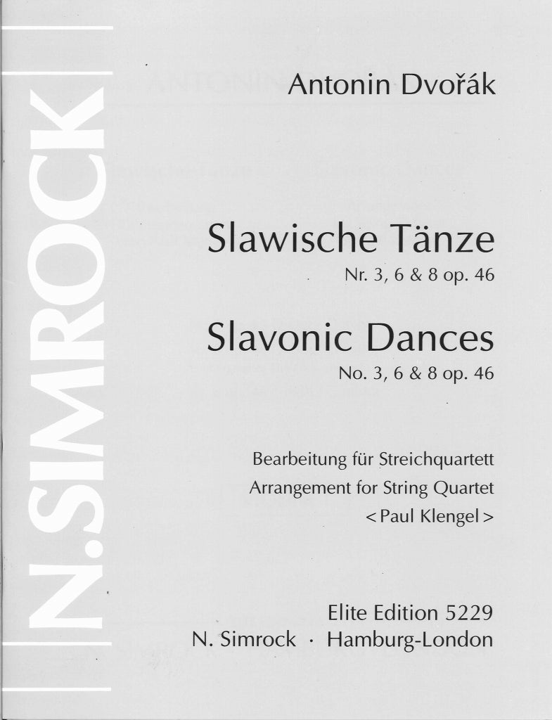 Dvorak, Slavonic Dances No. 3, 6 & 8 (Simrock)