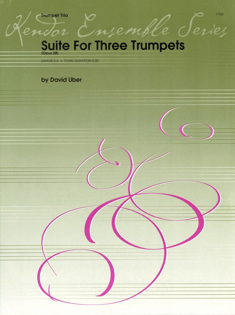 Uber, Suite for 3 Trumpets (Kendor)