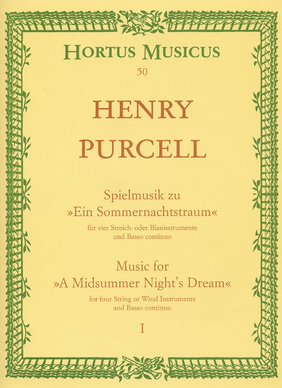 Purcell, Sommernachtstraum 1 (Barenreiter)