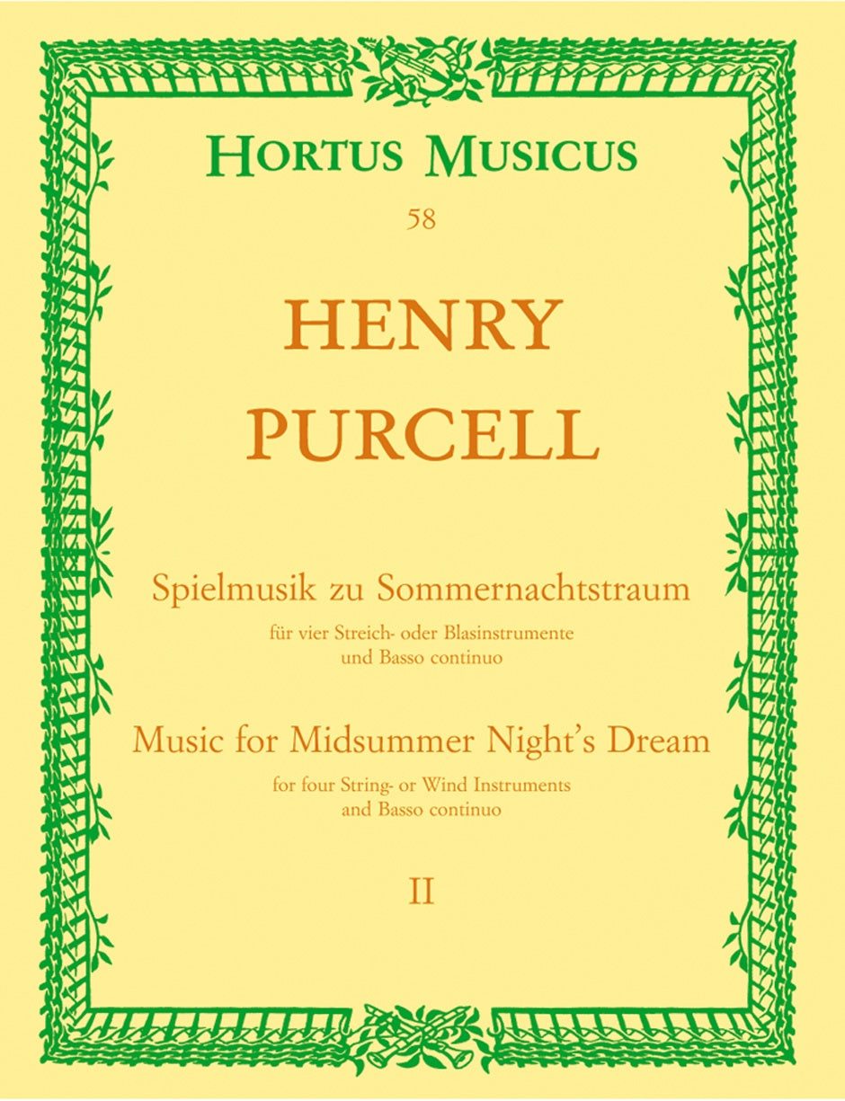 Purcell, Sommernachtstraum 2 (Barenreiter)