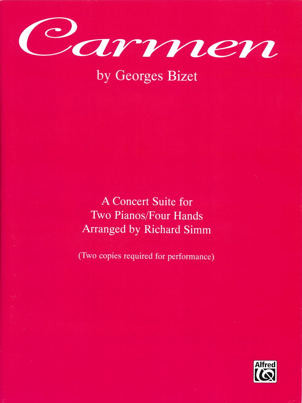Bizet, Carmen: A Concert Suite (Simm) (Warner Bros.)
