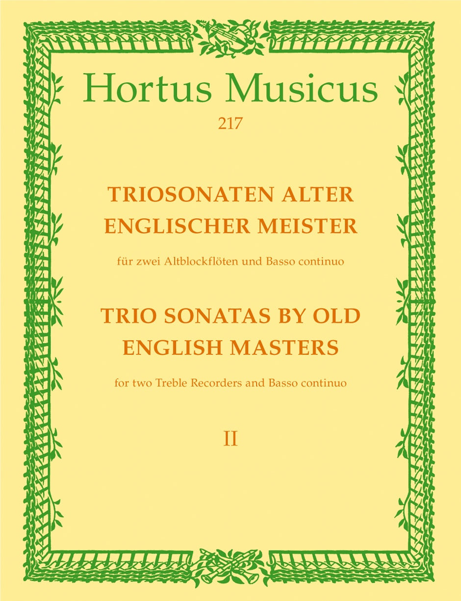 Triosonaten alter englisch.Meister 2 (Barenreiter)