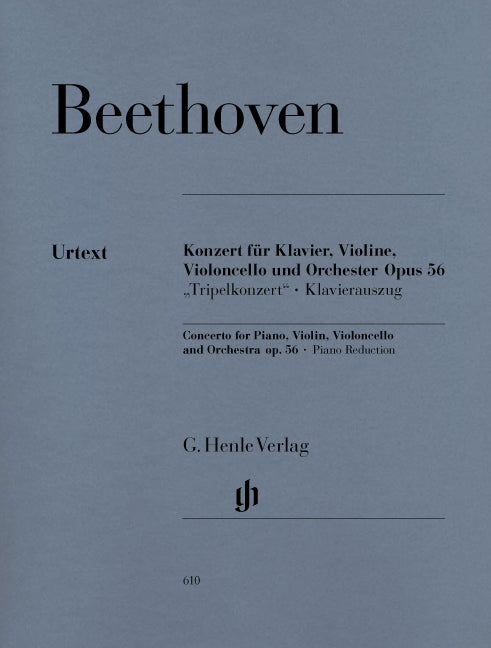 Beethoven, Concerto op. 56 (Vn,Vc,2Pf) (Henle)