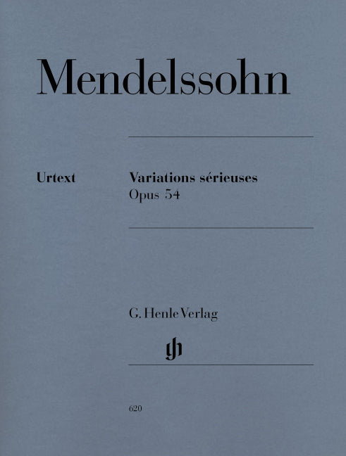 Mendelssohn, Variations serieuses op. 54 (Henle)