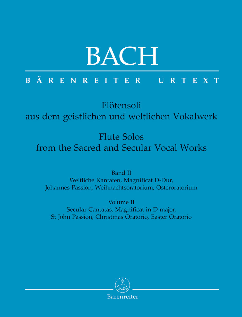 Bach, Flotensoli aus dem Vokalwerk 2 (Barenreiter)