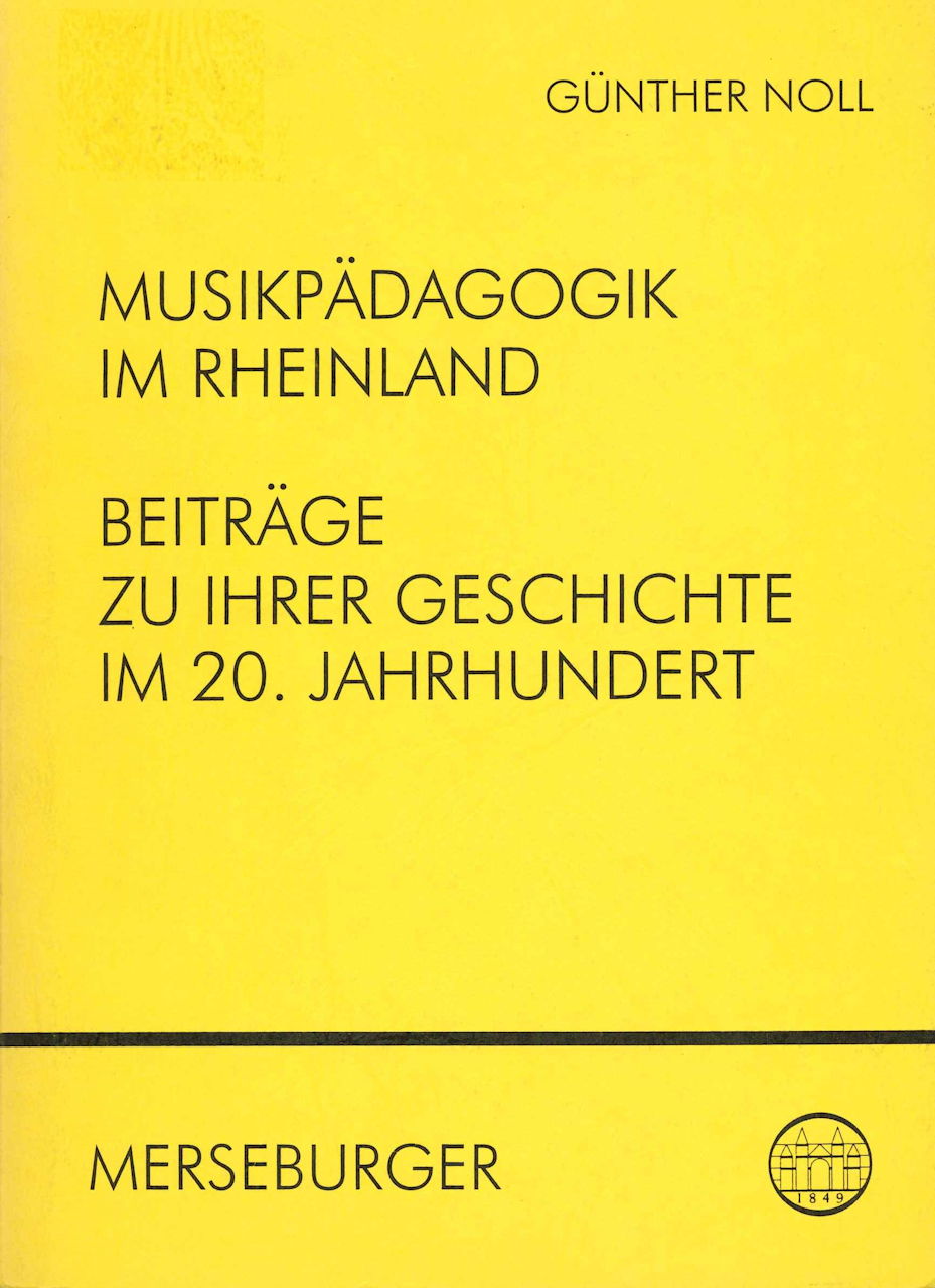 Musikpadagogik im Rheinland (Merseburger)
