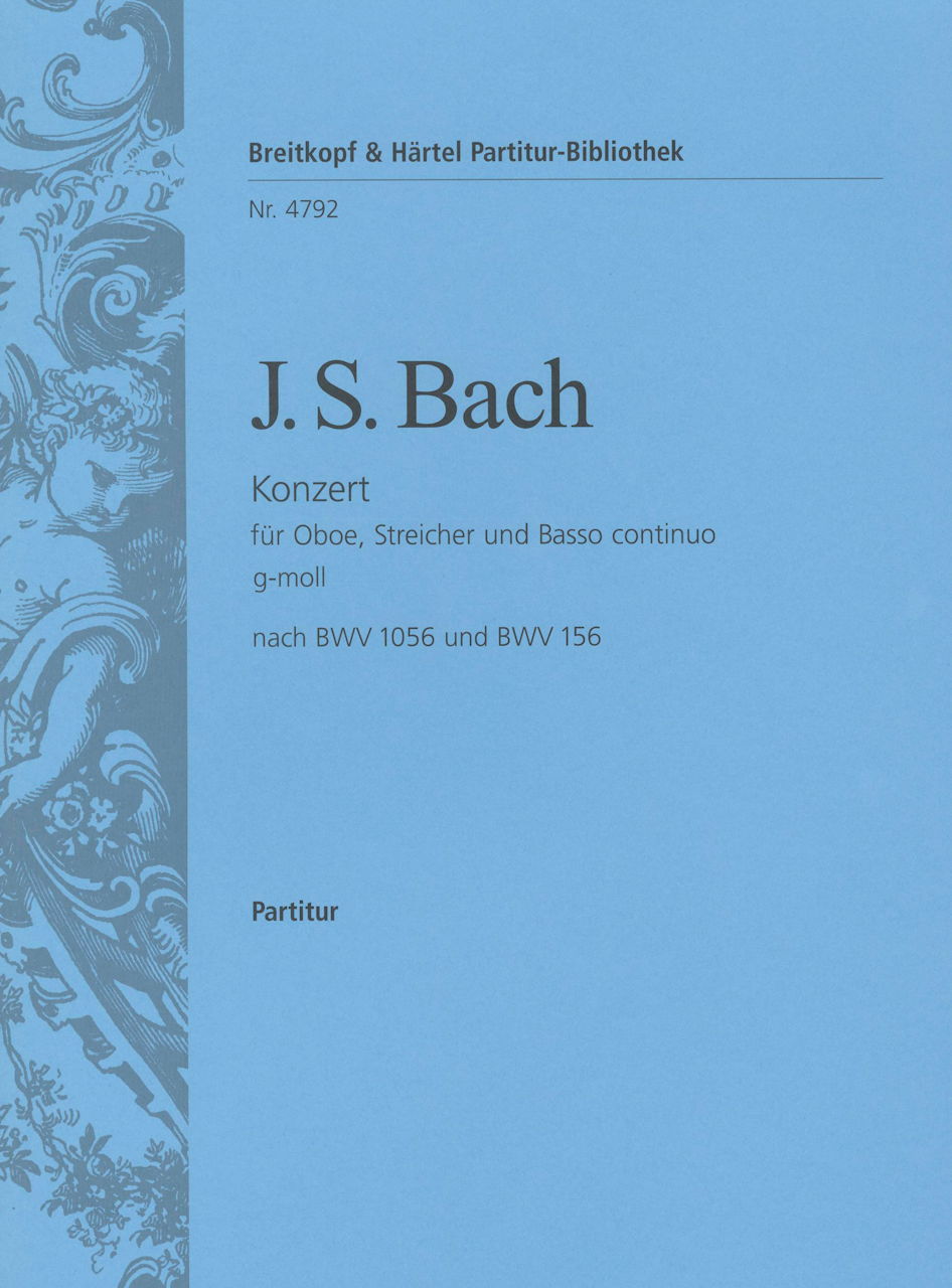 Bach, Concerto in g nach BWV 1056, 156 (Breitkopf)