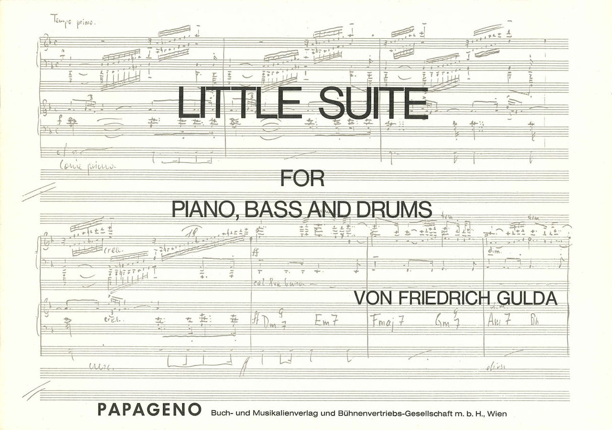 Gulda, Little Suite (Pf/Bs/Dr) (Papageno/Weinberger)