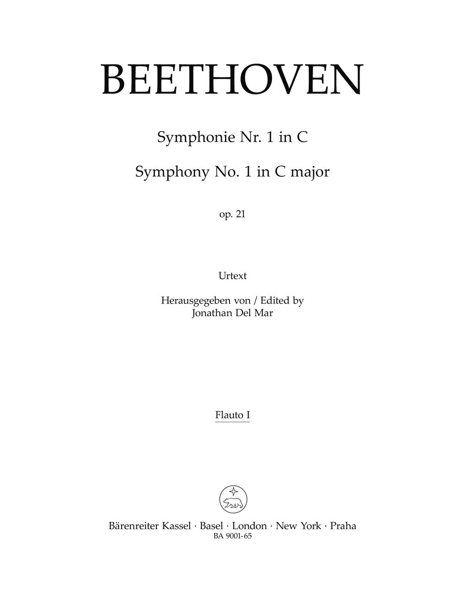 Beethoven, Symphony No. 1: Harmonie (Barenreiter)