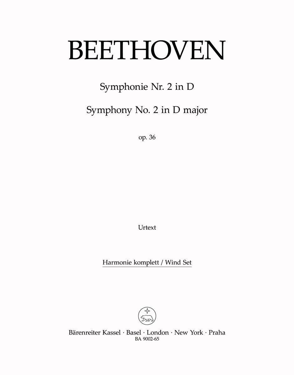 Beethoven, Symphony No. 2: Harmonie (Barenreiter)