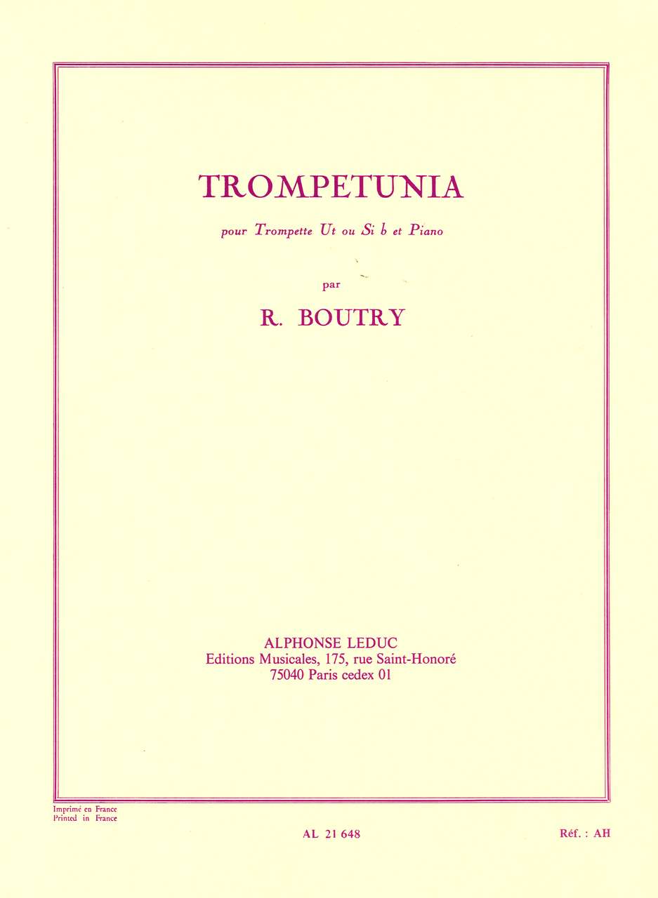 Boutry, Trompetunia (C or Bb Trp/Pf) (Leduc)