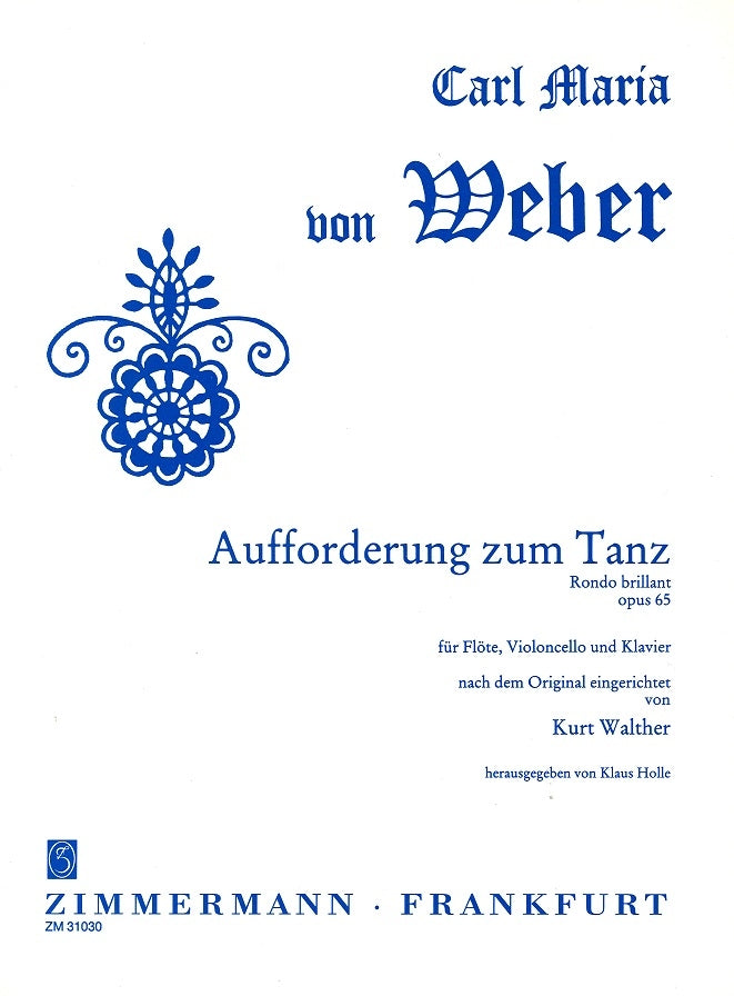 Weber, Aufforderung zum Tanz (Fl,Vc,Pf) (Zimmermann)