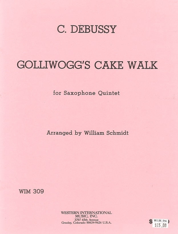 Debussy, Golliwogg's Cake Walk (SAATBr) (Western International Music)