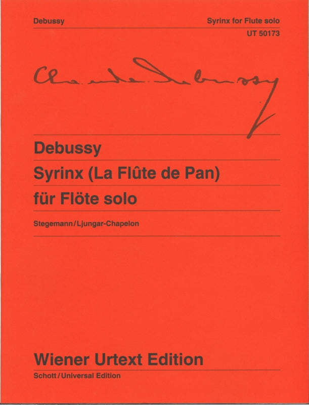 Debussy, Syrinx (Fl Solo) (Stegemann) (Wiener Urtext Edition)