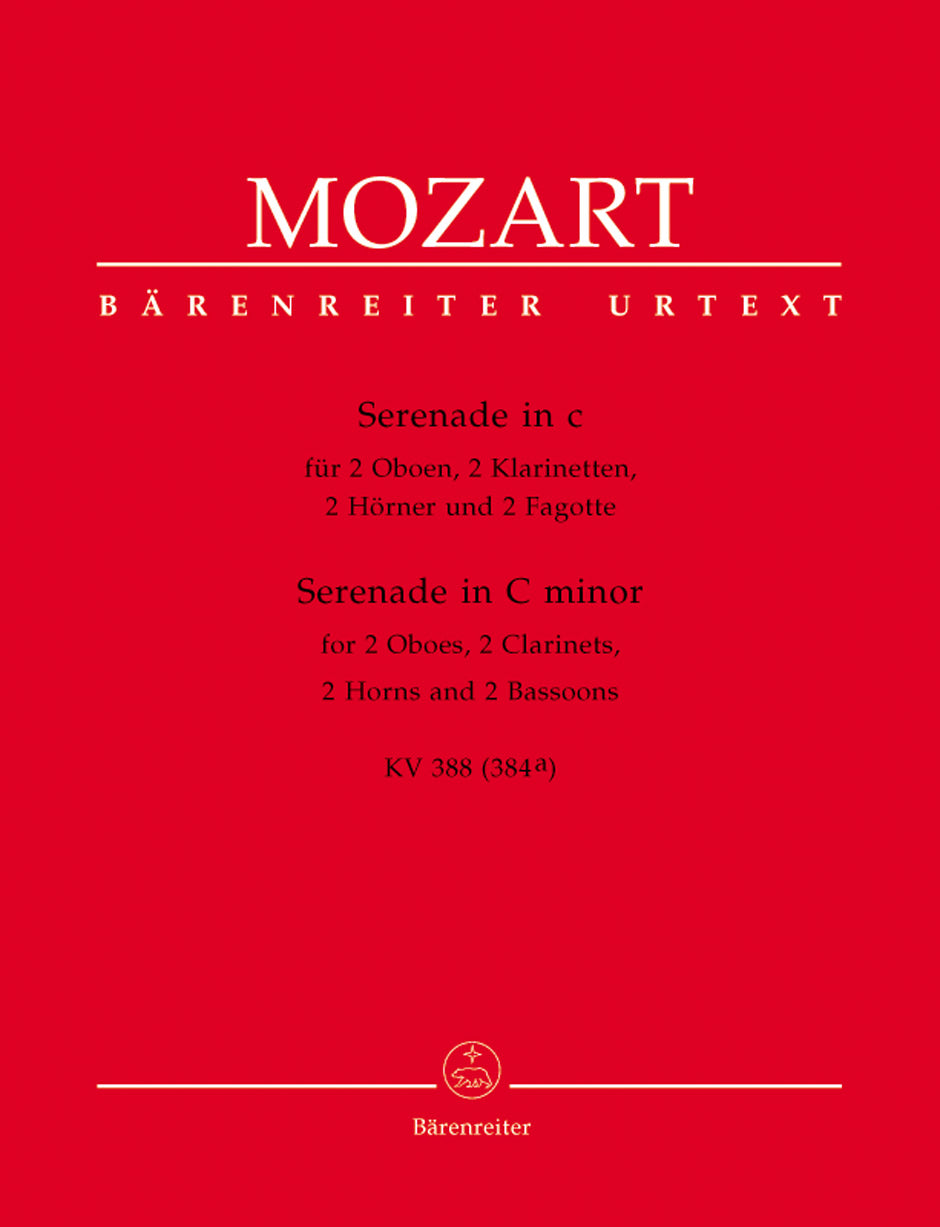 Mozart, Serenade KV 388 in c (Nr. 12) (Barenreiter)