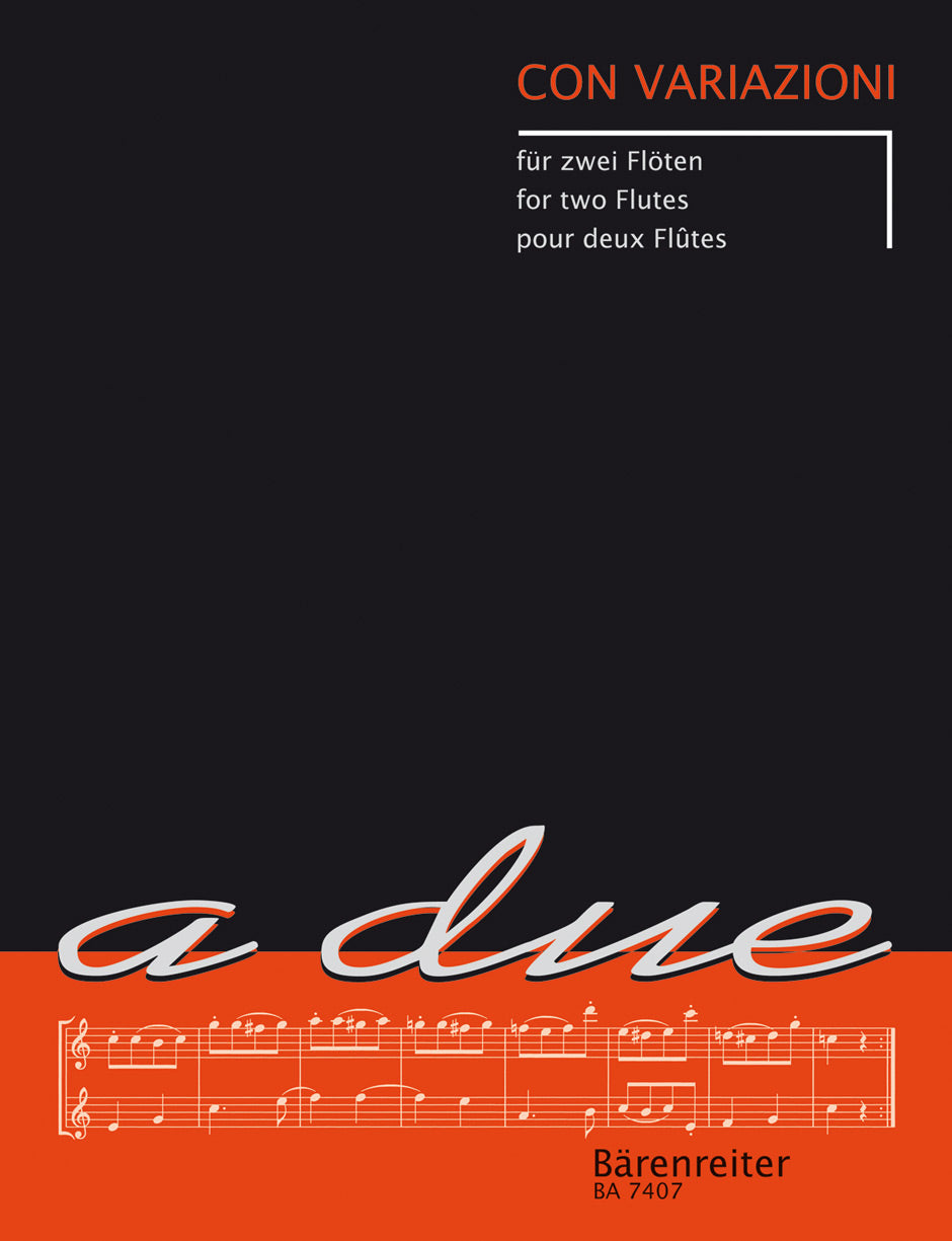 Con Variazioni (2Fl) (Barenreiter)