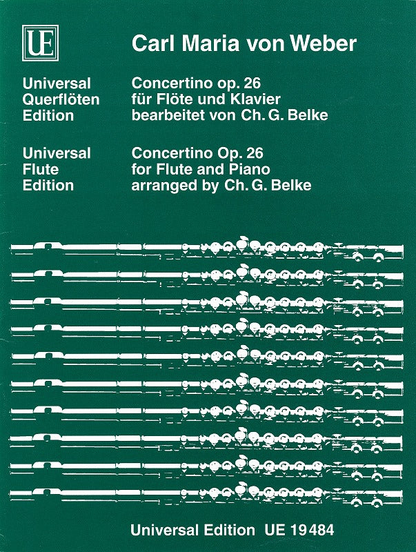 Weber, Concertino op.26 (Fl/Pf) (Universal)