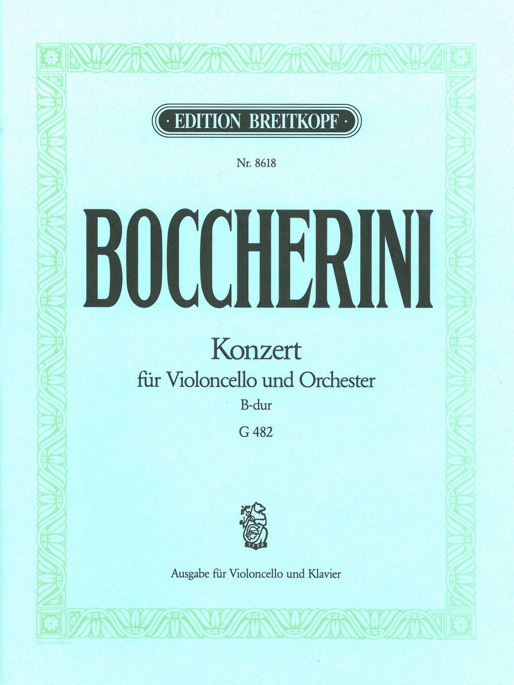 Boccherini, Concerto in Bb (original) (Breitkopf)