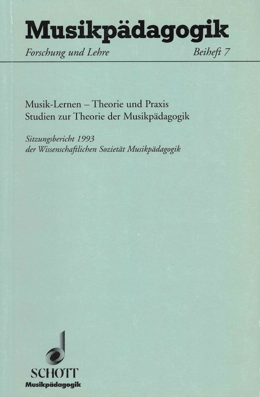 Musik-Lernen - Theorie und Praxis (Schott)