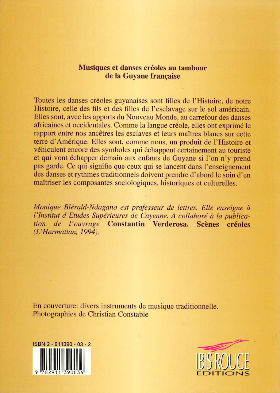 B.-Ndagano, Musiques et Danses Creoles (Ibis Rouge Editions)