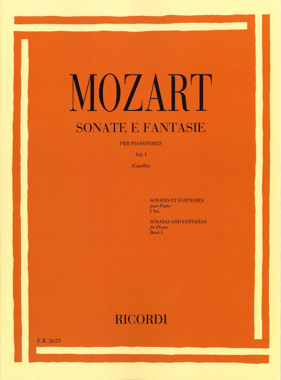 Mozart, Sonate e Fantasie 1 (Casella) (Ricordi)