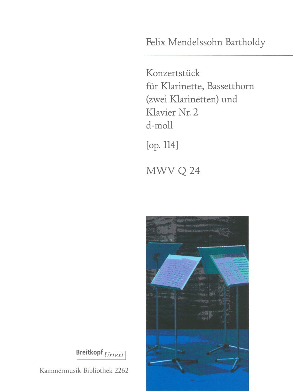 Mendelssohn, Konzertstuck Nr. 2 (2Cl,Pf) (Breitkopf)
