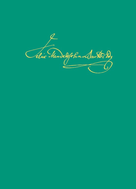Mendelssohn, Lpz. Ausgabe 2/1: Konzert a (Breitkopf)
