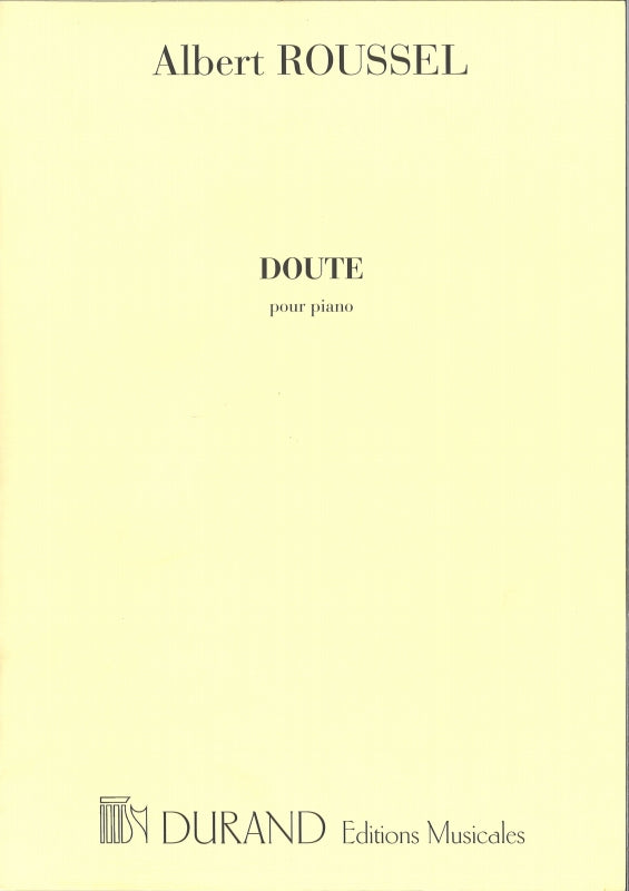 Roussel, Doute (Durand)