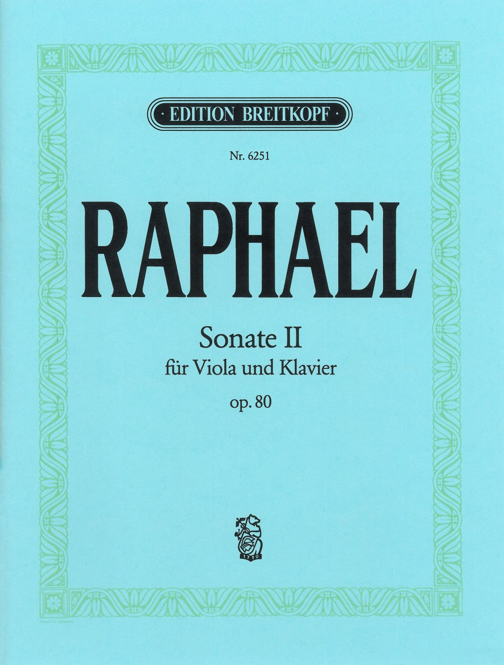 Raphael, Sonate Nr. 2, op. 80 (Breitkopf)