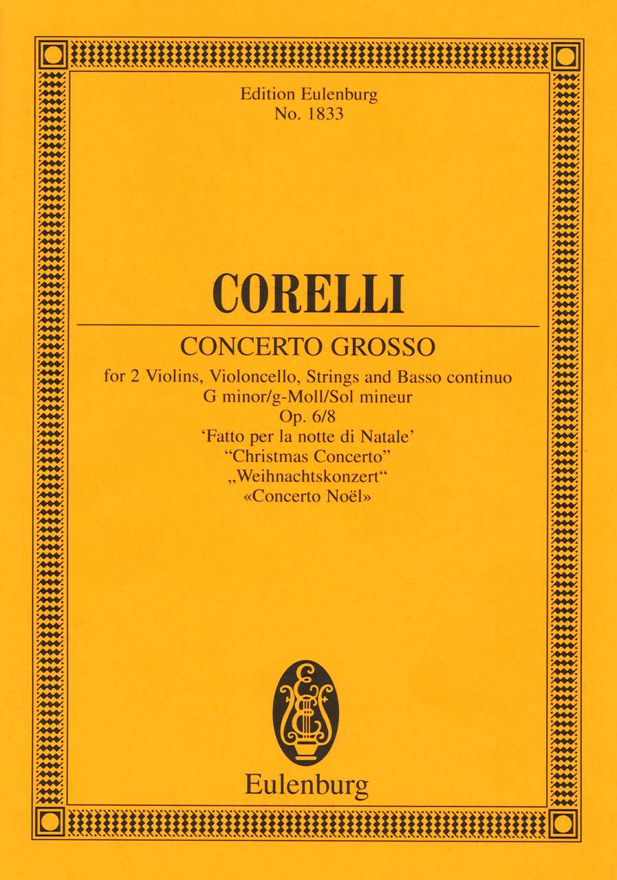 Corelli, Concerto op. 6/8 'Christmas-' (Eulenburg)