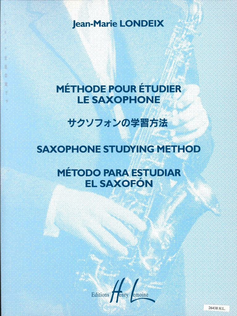 Londeix, Methode pour etudier le saxo. (Lemoine)