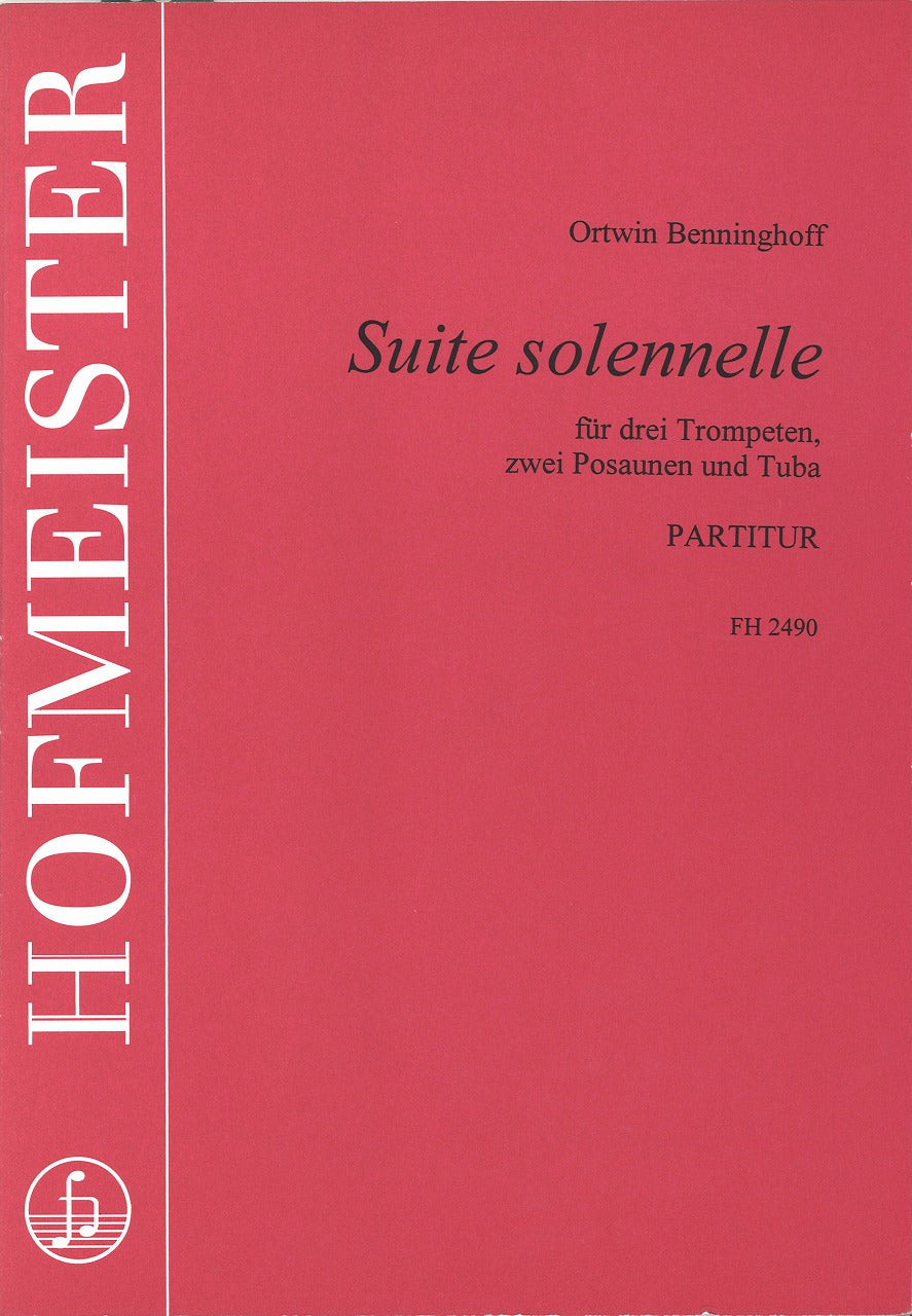 Benninghoff, Suite Solennelle (Partitur) (Hofmeister)