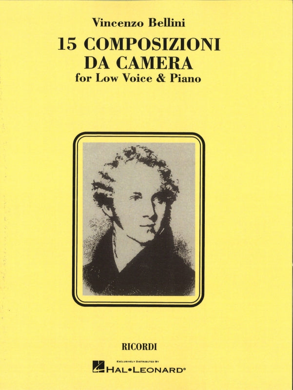 Bellini, 15 Composizioni da camera (L) (Ricordi/Hal Leonard)