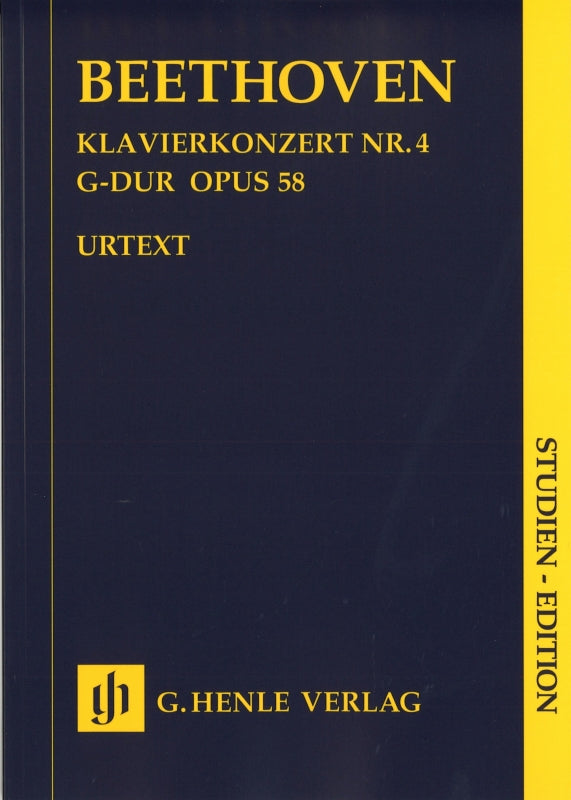 Beethoven, Concerto for Piano No. 4 in G (Henle)