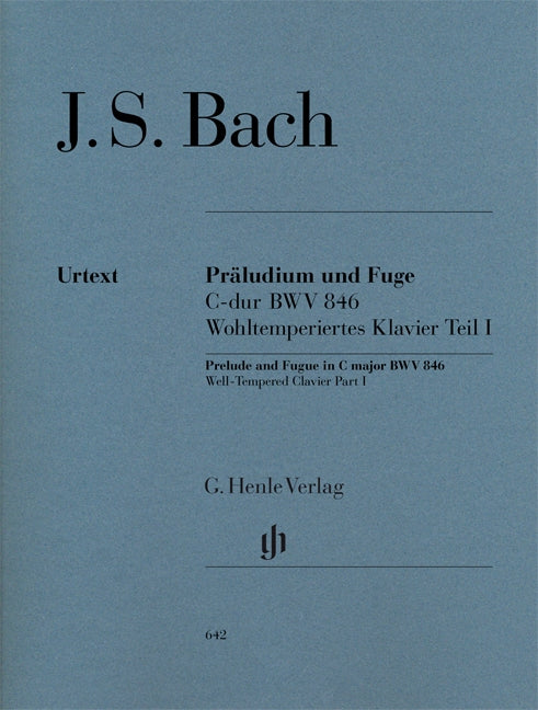 Bach, Praludium und Fuge C-dur, BWV 846 (Henle)