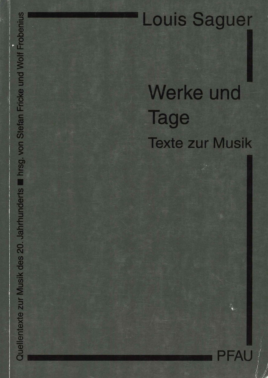 Saguer, Werke und Tage (Pfau)