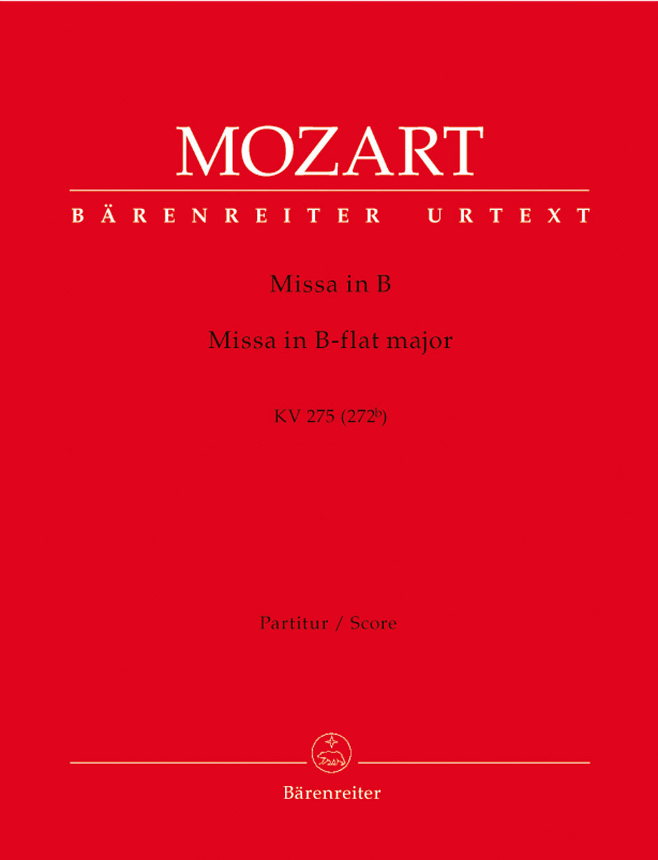 Mozart, Missa brevis KV 275 (Partitur) (Barenreiter)