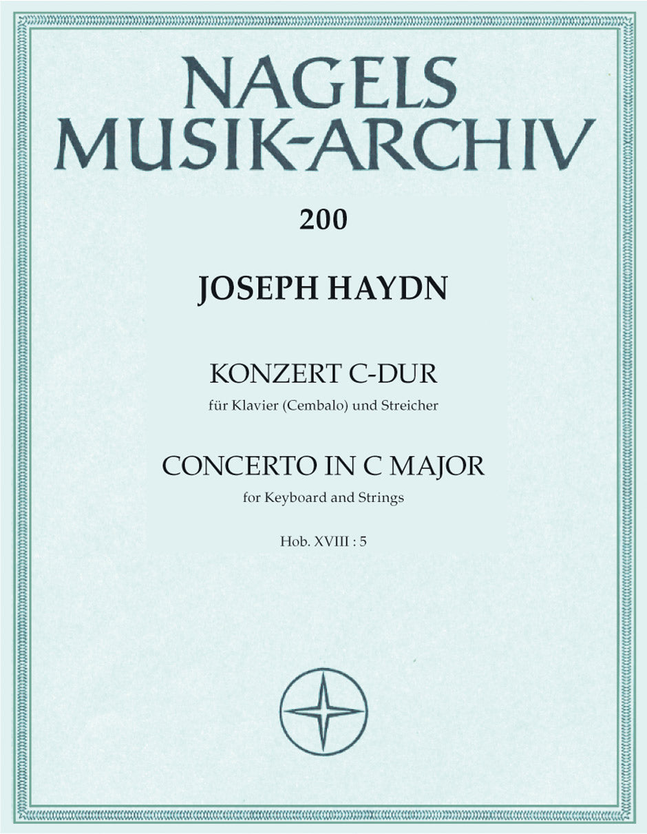 Haydn, Concerto Hob. 18/5 Full Score (Nagel/Barenreiter)