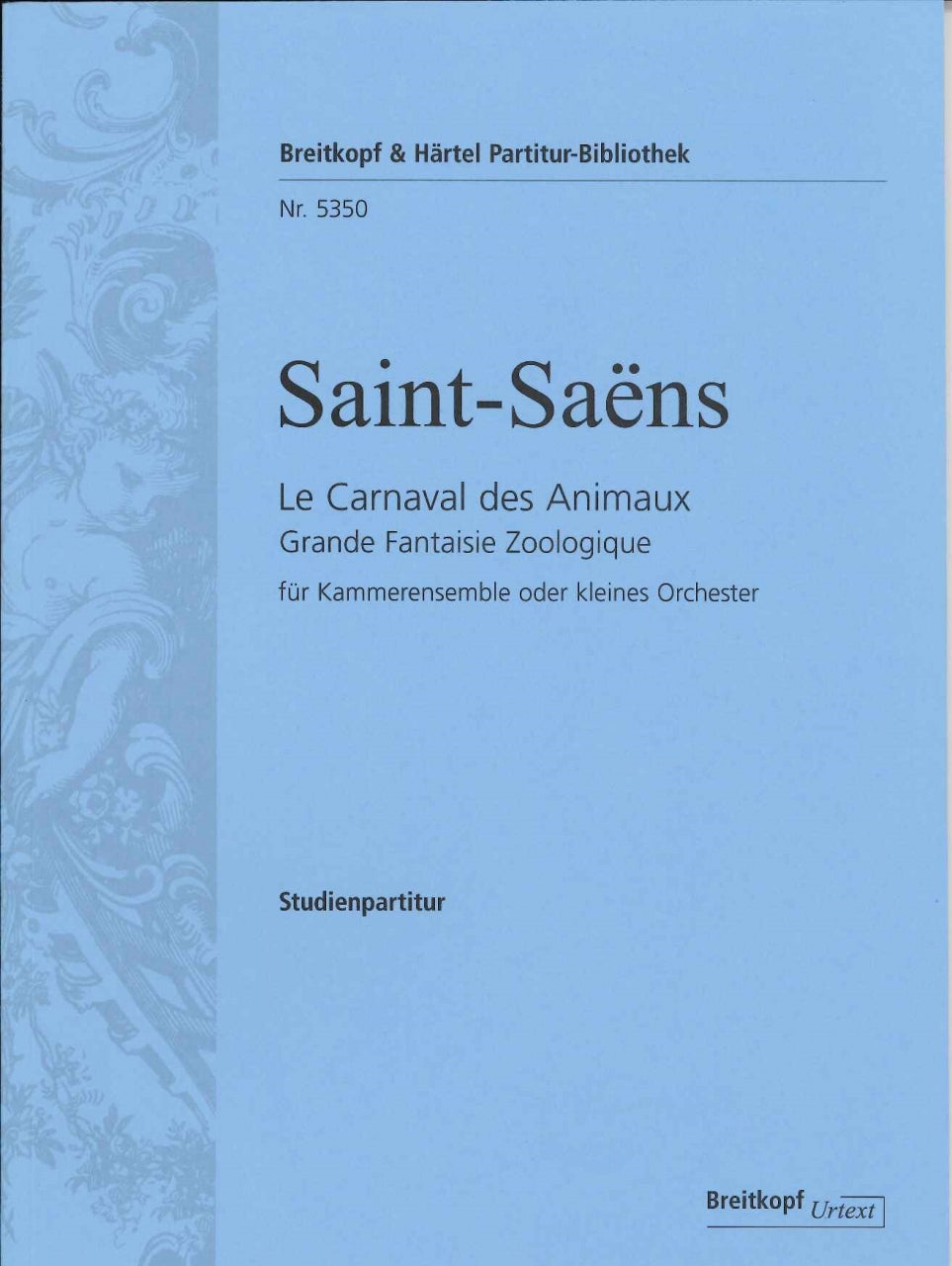 Saint-Saens, Carnaval des animaux (Breitkopf)