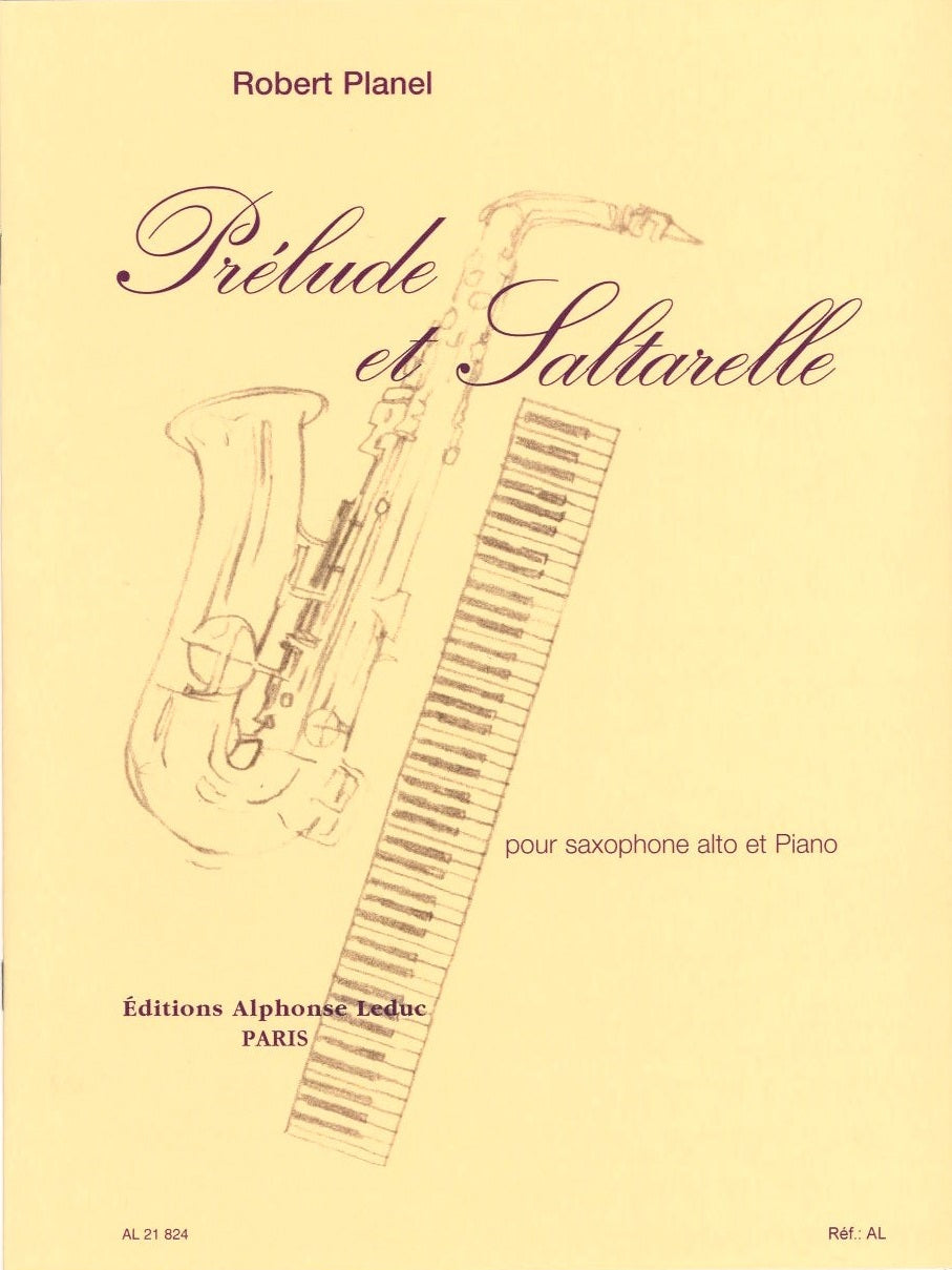 Planel, Prelude & Saltarelle (ASax,Pf) (Leduc)