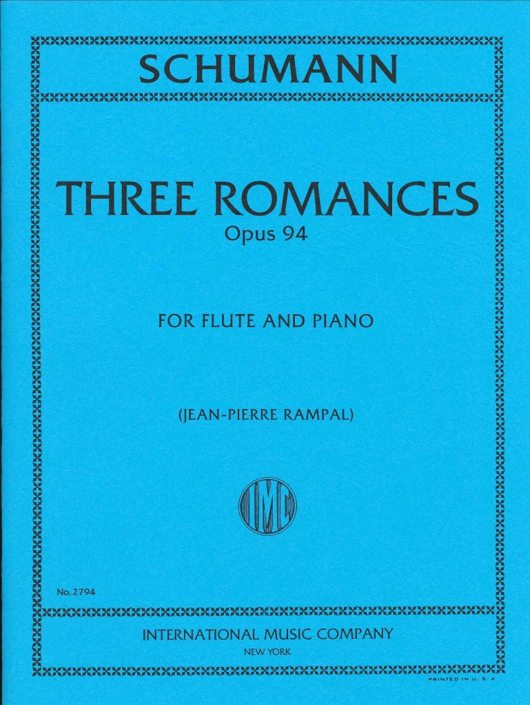 Schumann, Romances op. 94 (Fl,Pf) (IMC)