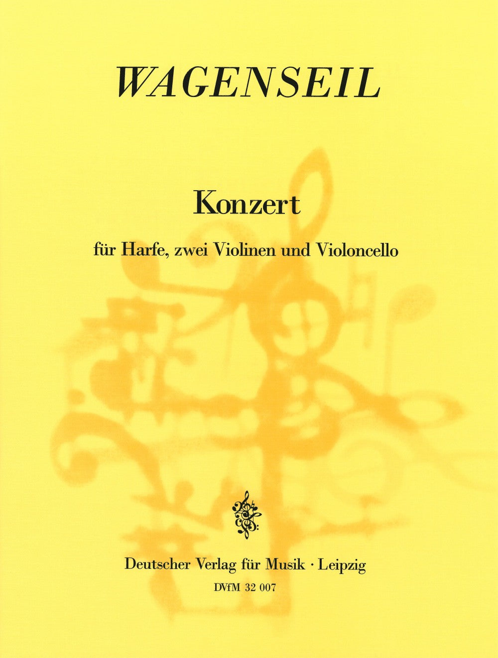 Wagenseil, Concerto (Hrp,2Vn,Vc) (Deutscher Verlag fur Musik)