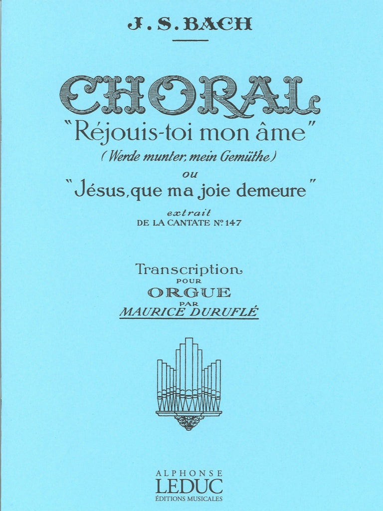 Bach, Jesus que ma joie demeure (Durufle (Bornemann/Leduc)
